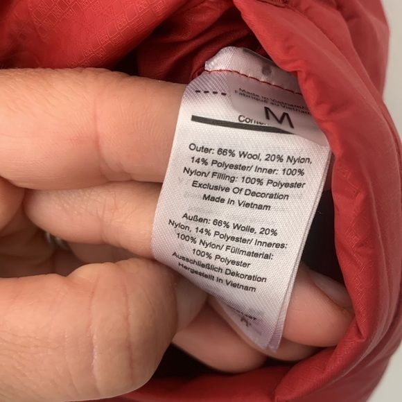 Smartwool Anchor Line Reversible Vest size M orange red pockets wool blend - Picture 13 of 13